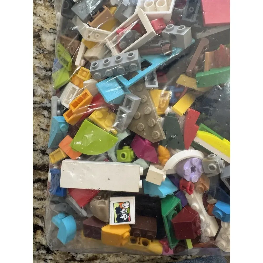 2 TWO POUNDS2 lbs Mixed LEGO Lot Authentic Bricks Parts & Pieces Cleaned Sorted - Picture 5 of 9